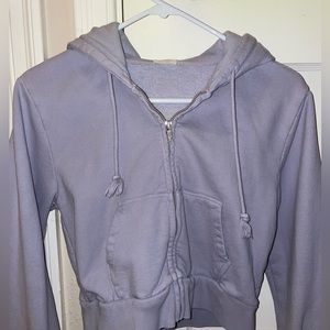 cropped hoodie